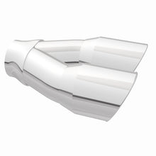 Load image into Gallery viewer, MagnaFlow Double Wall 3in Dual Round Polished Tip 2.25in Inlet - 35226