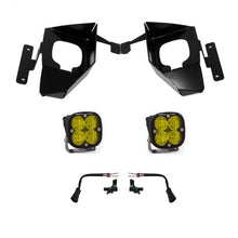 Load image into Gallery viewer, Baja Designs 16-18 Silverado Squadron Sport Fog Pocket Kit W/C - Amber - 447537