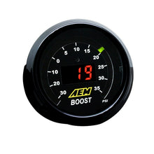 Load image into Gallery viewer, AEM 52mm Boost Digital Gauge -30-35psi - 30-4406