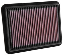 Load image into Gallery viewer, K&amp;N Replacement Panel Air Filter for 2016 Mazda 2 1.5L L4 - 33-5038