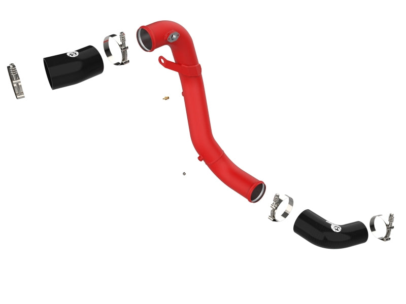 aFe Kia Stinger 18-22 V6-3.3L (tt) BladeRunner Cold Charge Pipe- Red - 46-20509-R
