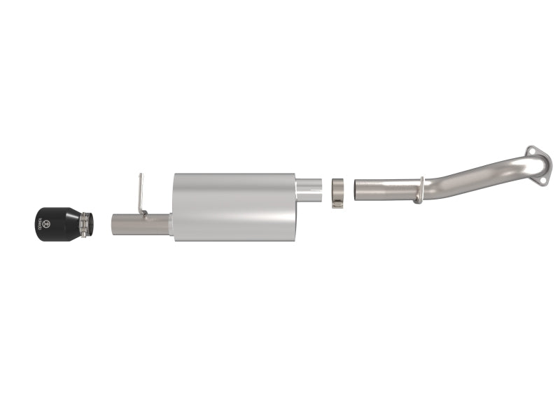 aFe 14-19 Toyota Corolla 1.8L Takeda 2.5in 304SS Axle-Back Exhaust w/ Black Tip - 49-36083-B