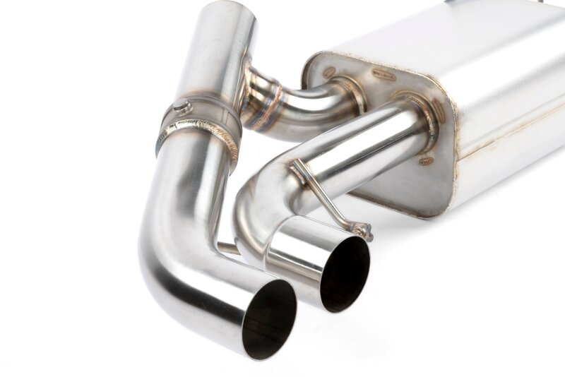 Dinan 23-26 BMW M240i/M240i xDrive (G42) Valved Axleback Exhaust System - Black Tips - D660-0098-BLK