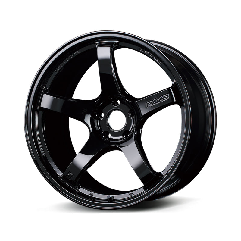 Gram Lights 57CR 18x9.5 +38 5x100 Glass Black Wheel (Minimum Order Qty 20) - WGCRX38DGBP