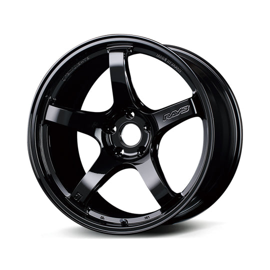 Gram Lights 57CR 18x10.5 +22 5x114.3 Gloss Black Wheel - WGCRAC22EGX