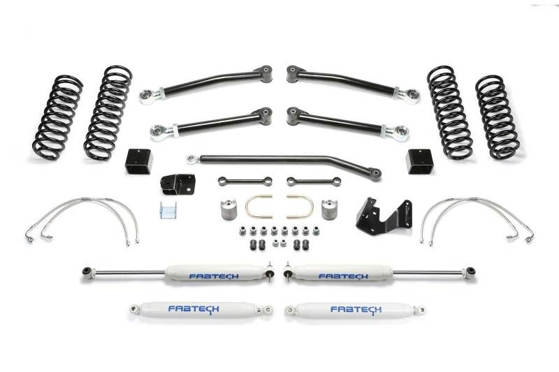 Fabtech 07-18 Jeep JK 2-Door 3in Trail Ii w/Perf Shocks - K4051