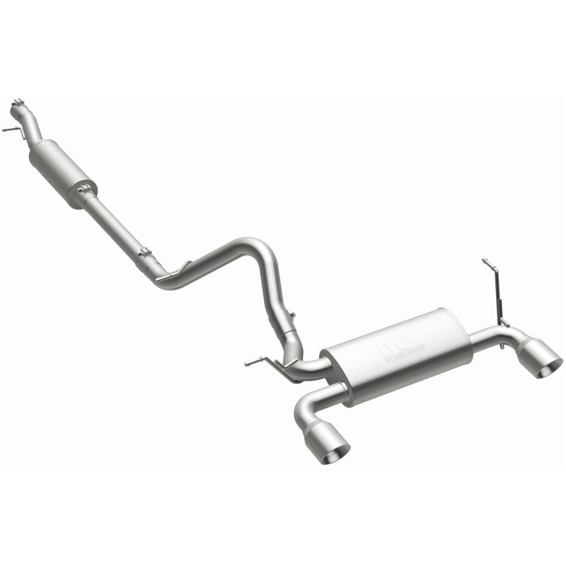 MagnaFlow Cat-Back 12-16 Jeep Wrangler GT 3.6L V6 Black Tips - 19327