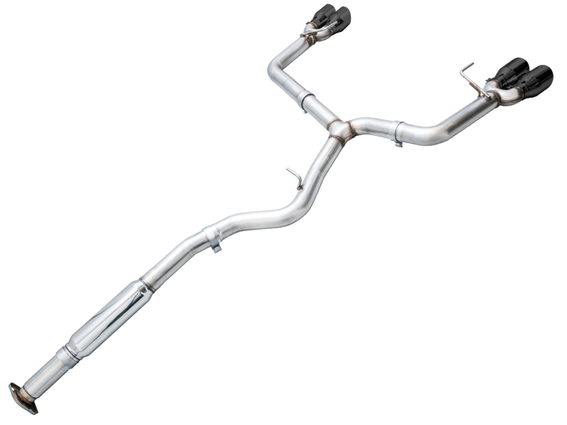 AWE Tuning 2022+ VB Subaru WRX Track Edition Exhaust - Diamond Black Tips - 3020-43979