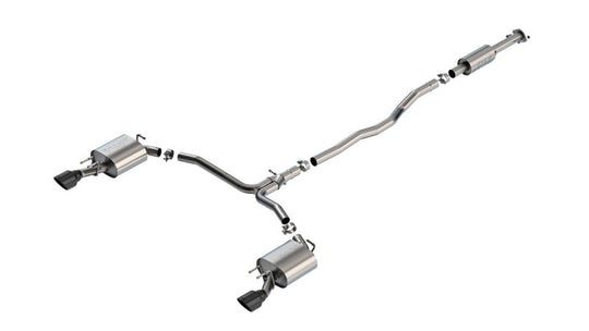 Borla 20-24 Toyota Camry TRD 3.5L V6 FWD S-Type Cat-back - Black Chrome - 140967BC