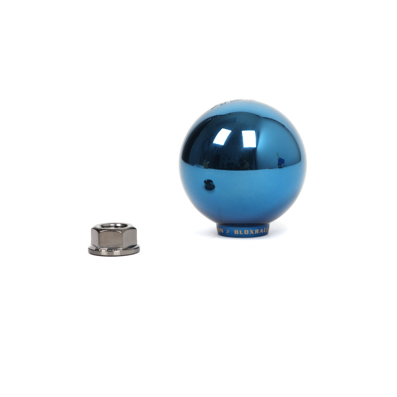 BLOX Racing V2 - 490 Limited Series Spherical Shift Knob 10X1.5 - Electric Blue - BXAC-00240-TB-V2