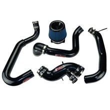 Load image into Gallery viewer, Injen 03-06 Evo 8/9/MR Cast Aluminum Intake System w/ Full Intercooler Piping Black Short Ram Intake - SP1898BLK