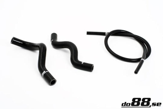 do88 Volvo 240 Coolant Hoses Complement Black - DO88-KIT64S