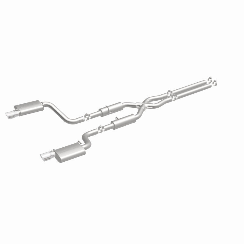 MagnaFlow 11-12 Dodge Charger SRT-8 Hemi Dual Split Rear Exit Stainless Cat-Back Performance Exhaust - 15494