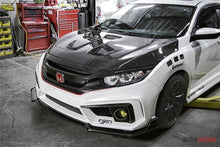 Load image into Gallery viewer, Seibon 2016-2017 Honda Civic Coupe/Sedan/Hatchback MR-Style Carbon Fiber Hood - HD16HDCV-MR