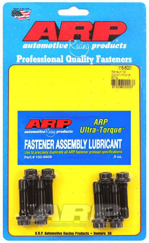 ARP Renault 12 Gordini/Alpine 807G Connecting Rod Bolt Kit - 116-6001