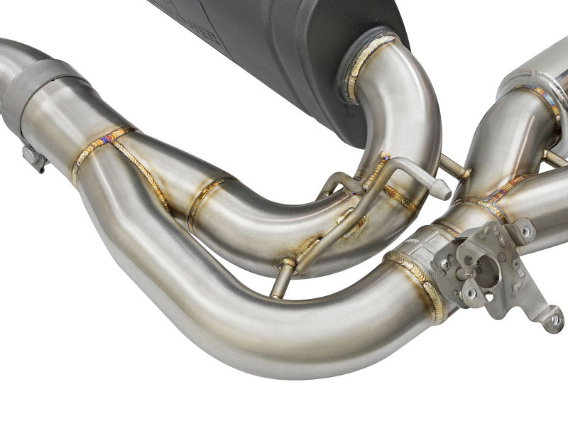 aFe MACHForce XP 3in - 2 1/2in Axle Back 304SS Exhaust w/ Polished Tips 16-17 BMW M2 (f87) - 49-36333-P