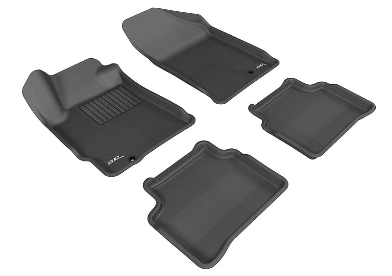3D MAXpider 07-12 Nissan Altima Sedan Kagu Black Full Set - L1NS06201509