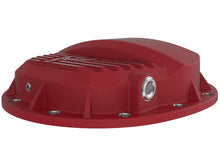 Load image into Gallery viewer, aFe Pro Series GMCH 9.5 Rear Diff Cover Red w/ Machined Fins 19-20 GM Silverado/Sierra 1500 - 46-71140R