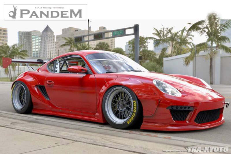 GReddy 05-08 Porsche Cayman (987.1) Rocket Bunny Full Wide-Body Aero Kit w/o Wing - 17090520