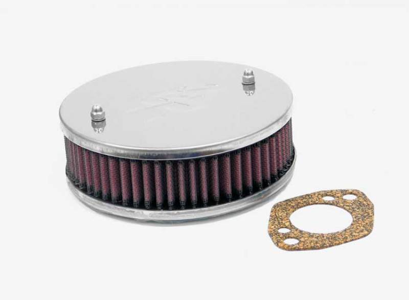 K&N Custom Racing Filter Assembly - Cotton Gauze - 1.75 in Height - 56-9128
