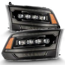 Load image into Gallery viewer, AlphaRex 09-18 Ram 2500 NOVA LED Proj Headlights Plank Style Alpha Blk w/Activ Light/Seq Signal/DRL - 880557