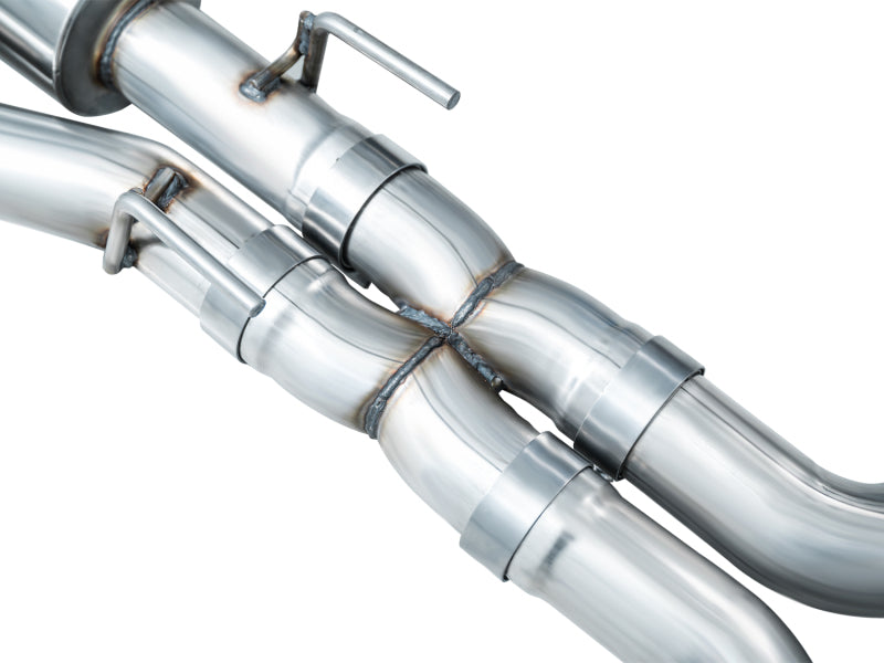 AWE Tuning 2020+ Ford Explorer ST Touring Edition Exhaust w/ Diamond Black Tips - 3015-43625