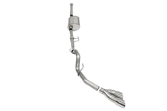 Corsa 2021-2025 Ford F-150 SuperCrew/6.5in Bed 3.5L V6 Sport Cat-Back Single Side Exit-Polished - 21169