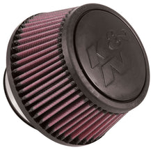 Load image into Gallery viewer, K&amp;N Universal Round Clamp-On Air Filter 3in Flange ID x 6in Base OD x 4.625in Top OD x 3in Height - RU-5288