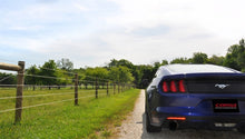 Load image into Gallery viewer, Corsa 2015-2017 Ford Mustang EcoBoost 2.3T Sport 3in Cat-Back Dual Rear Exit Black Tips - 14343BLK