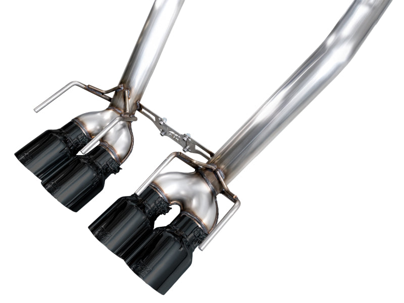 AWE Tuning 09-13 Chevrolet Corvette 6.2L Track Edition Axle-Back Exhaust w/ Diamond Black Tips - 3020-43662