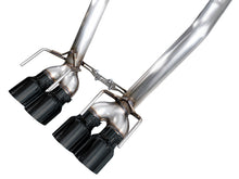 Load image into Gallery viewer, AWE Tuning 09-13 Chevrolet Corvette 6.2L Track Edition Axle-Back Exhaust w/ Diamond Black Tips - 3020-43662
