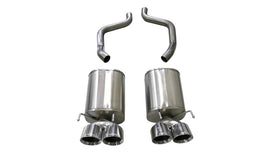 Corsa 2005-2007 Chevrolet Corvette (C6) 6.0L/6.2L Polished Sport Axle-Back Exhaust w/4.5in Tips - 21009