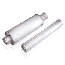 Load image into Gallery viewer, Stainless Works 2018+ Jeep Wrangler JL 304SS Factory Connect 2.5in Cat Back Dump Exhaust System - JPJLUCBD
