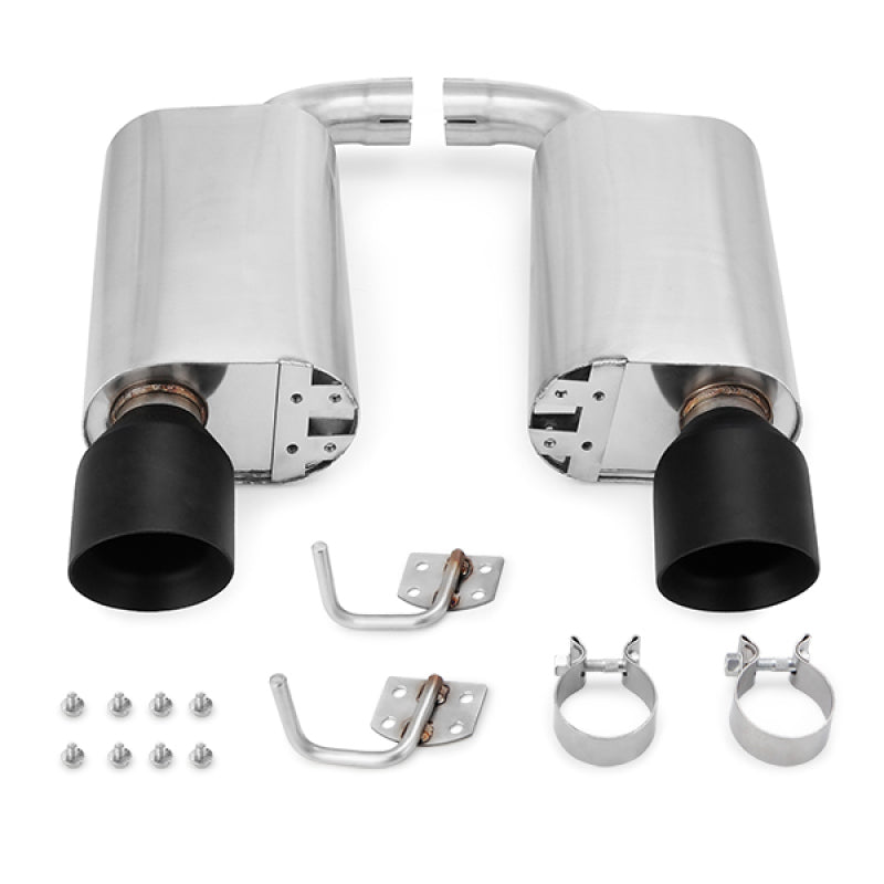 Mishimoto 2015+ Ford Mustang GT Street Axleback Exhaust w/ Black Tips - MMEXH-MUS8-15ASBK
