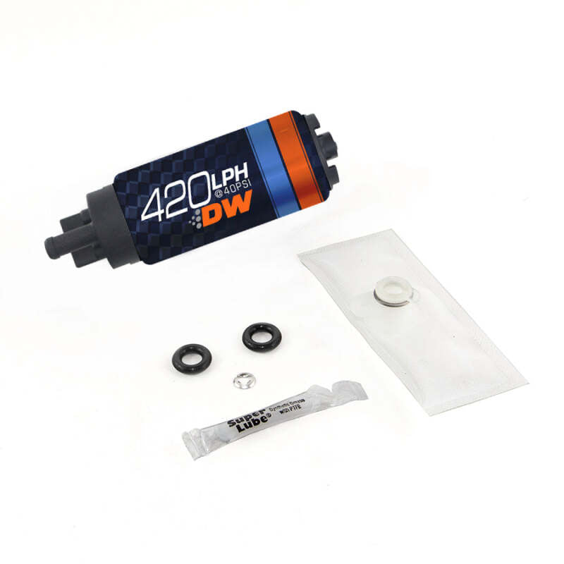 DeatschWerks DW420 Series 420lph In-Tank Fuel Pump w/ Install Kit For Civic (Excludes Si) 06-11 - 9-421S-1007