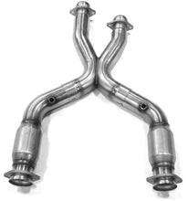 Load image into Gallery viewer, Kooks 99-04 Ford Mustang GT / Cobra 3in In x 2 1/2in OEM Out Cat SS X Pipe Kooks HDR Req - 11203250
