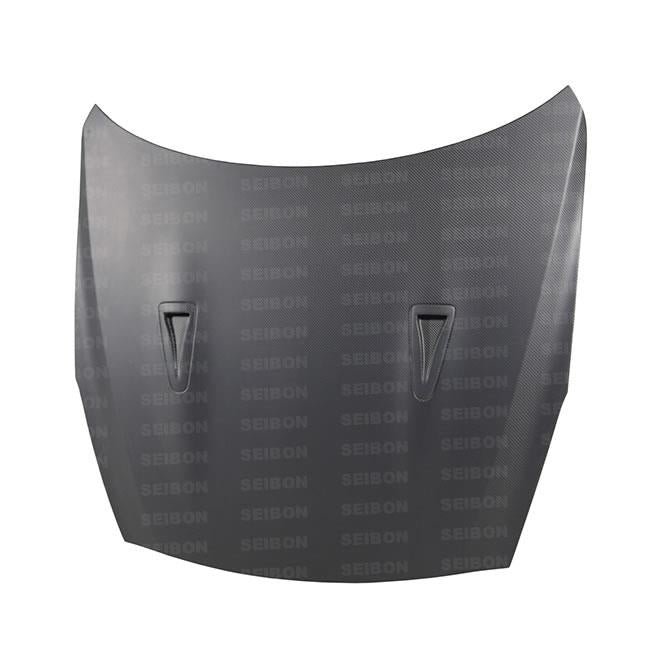 Seibon 09-10 Nissan Skyline R35 GT-R OEM-Dry Carbon Fiber Hood - HD0910NSGTR-OE-DRY