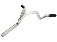 Load image into Gallery viewer, aFe MACHForce XP Exhaust Aluminized Dual Split DPF Back 11-15 GM Diesel Truck V8-6.6L (td) (BLK tip) - 49-04043-B