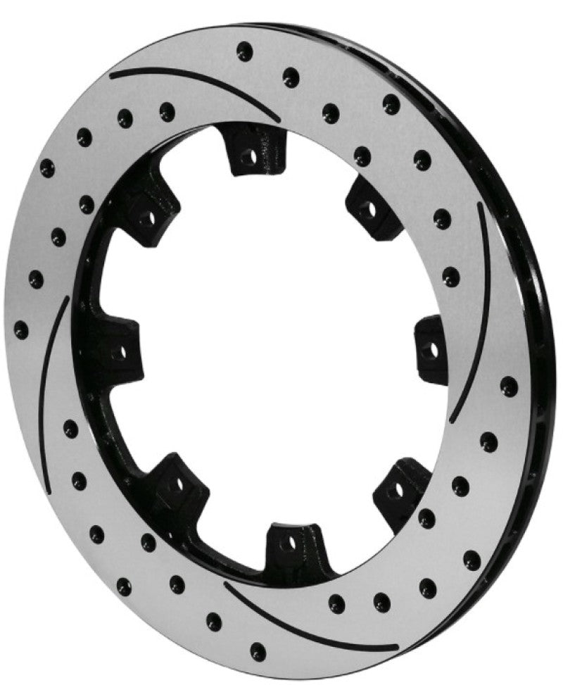 Wilwood Rotor-SRP36 SPC-37-LH-BLK-Drill 12.00 x .810 - 8 on 7.00in - 160-8497-BK