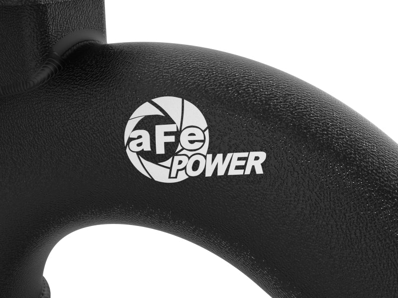 aFe Kia Stinger 18-22 V6-3.3L (tt) BladeRunner Hot Charge Pipe- Black - 46-20508-B