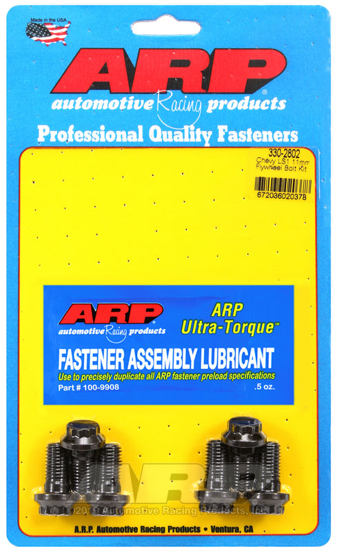 ARP Chevrolet LS Gen III/IV 0.880in UHL Flexplate Bolt Kit - 1/2 12pt Socket Size - 330-2802