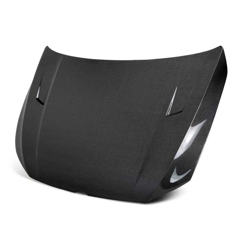 Seibon 22-23 Volkswagen Golf GTI/R TM-Style Carbon Fiber Hood - HD22VWG8-TM