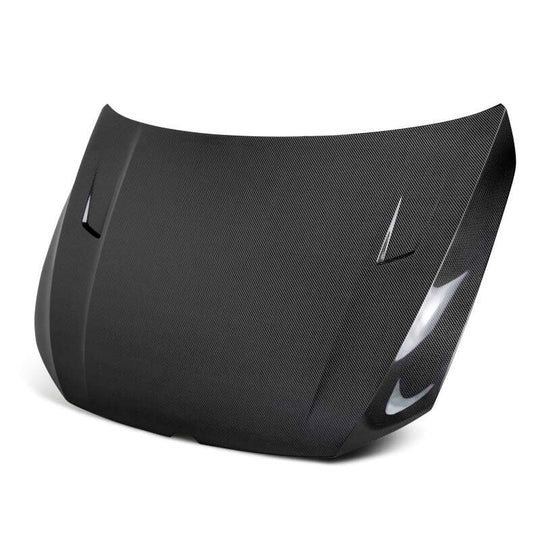 Seibon 22-23 Volkswagen Golf GTI/R TM-Style Carbon Fiber Hood - HD22VWG8-TM