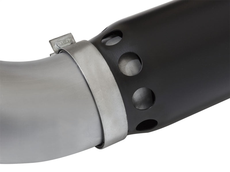 aFe LARGE Bore HD 5in Exhausts DPF-Back SS w/ Black Tips 16-17 GM Diesel Truck V8-6.6L (td) LML/L5P - 49-44081-B
