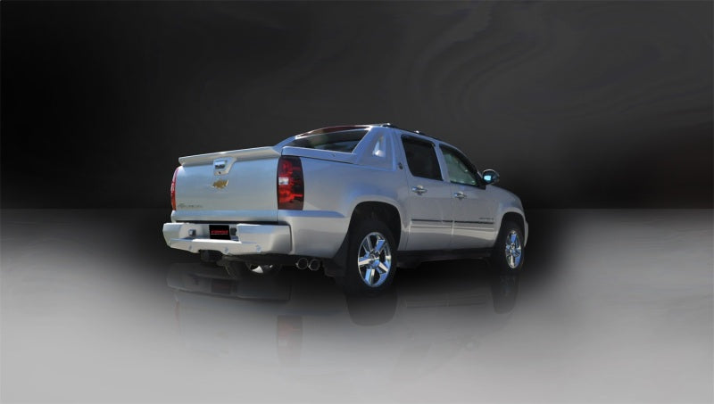 Corsa 2009-2013 Chevrolet Suburban 1500 5.3L V8 Polished Sport Cat-Back Exhaust - 14914