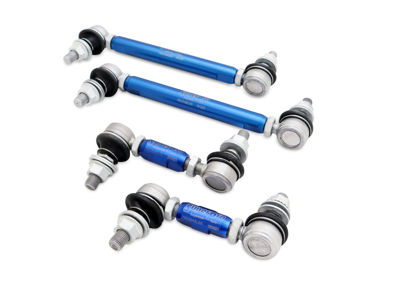 SuperPro 15-22 Ford Mustang Adjustable End Link Set (TRC12160 + TRC1245) - TRCLNKSET13