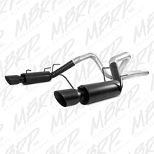 Load image into Gallery viewer, MBRP 11-14 Ford Mustang GT 5.0L 3in Cat Back Dual Split Rear Race Version 4in Tips - Black - S7264BLK