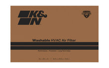 Load image into Gallery viewer, K&amp;N HVAC Filter 16 X 25 X 5 Merv 8 - HVC-8-51625
