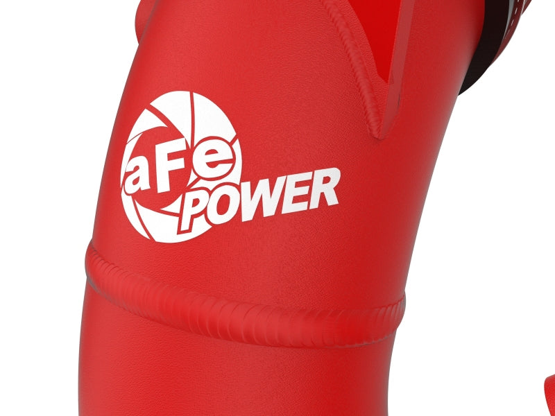 aFe 23-24 Toyota Sequoia V6-3.4L Hybrid BladeRunner 2.5in Aluminum Hot Charge Pipe - Red - 46-20718-R