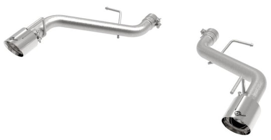 aFe POWER MACH Force-Xp 2.5in Axle-Back Exhaust System 16-20 Chevrolet Camaro SS V8 6.2L - Polished - 49-44118-P